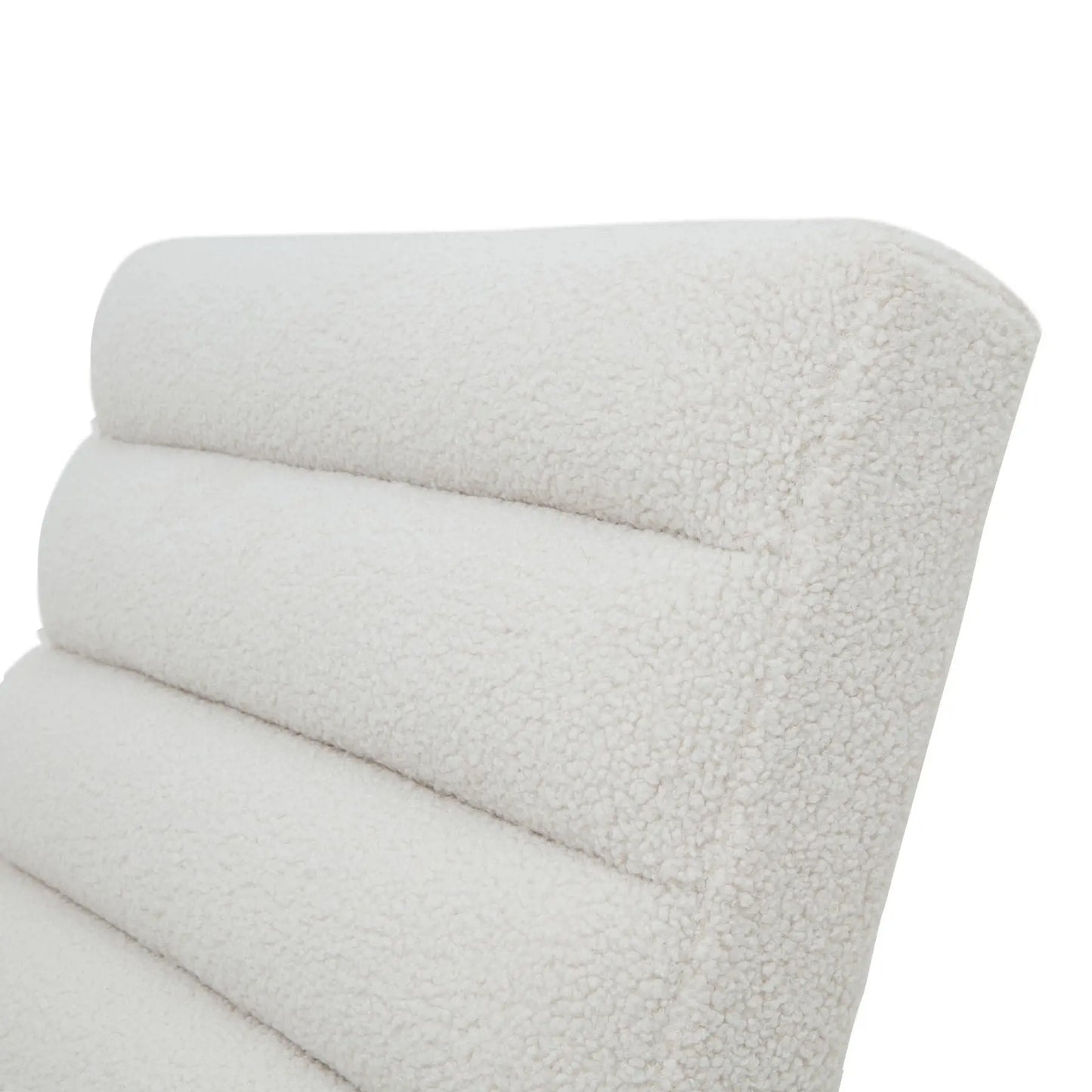 Boucle Ribbed Ark Chair Makur Interior