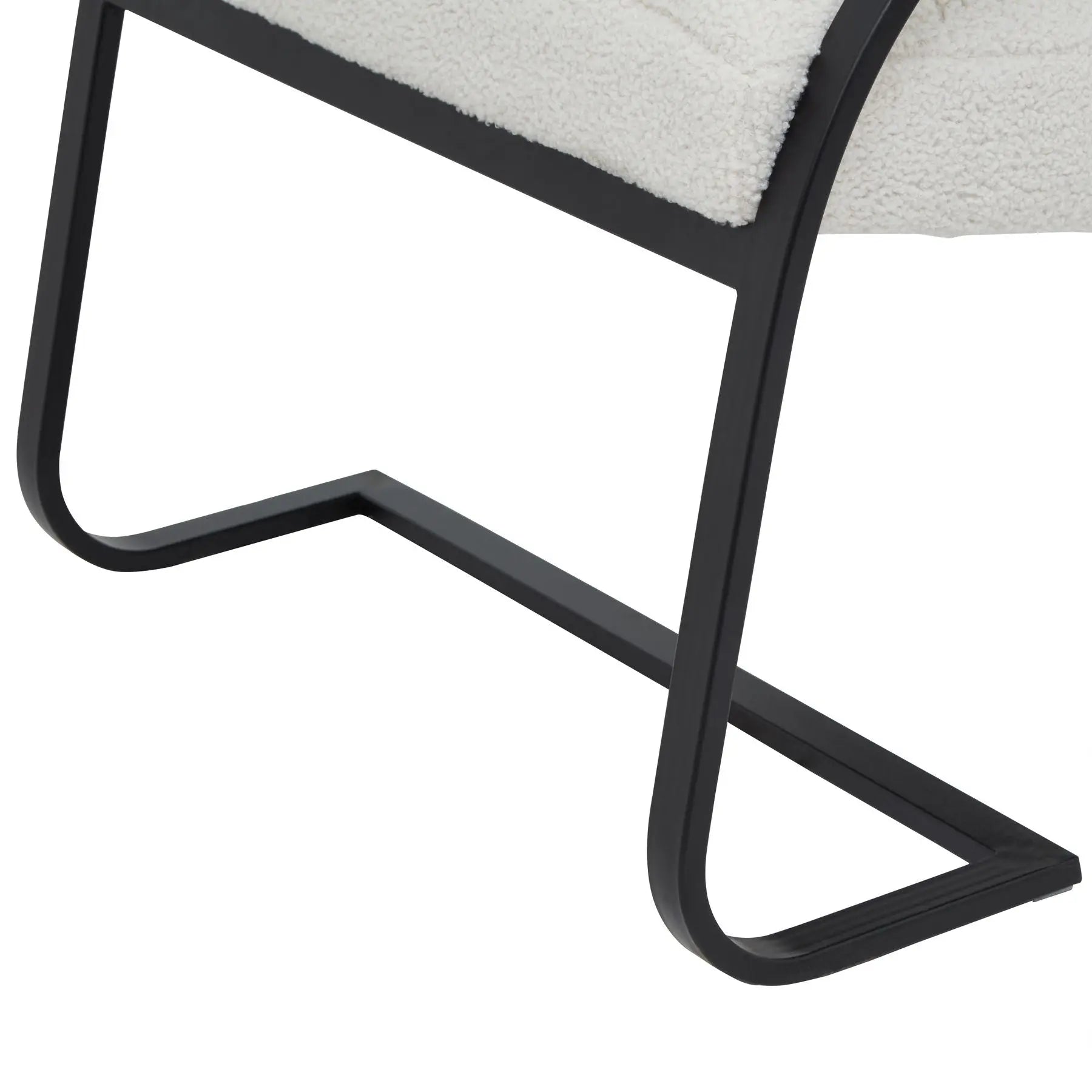 Boucle Ribbed Ark Chair Makur Interior