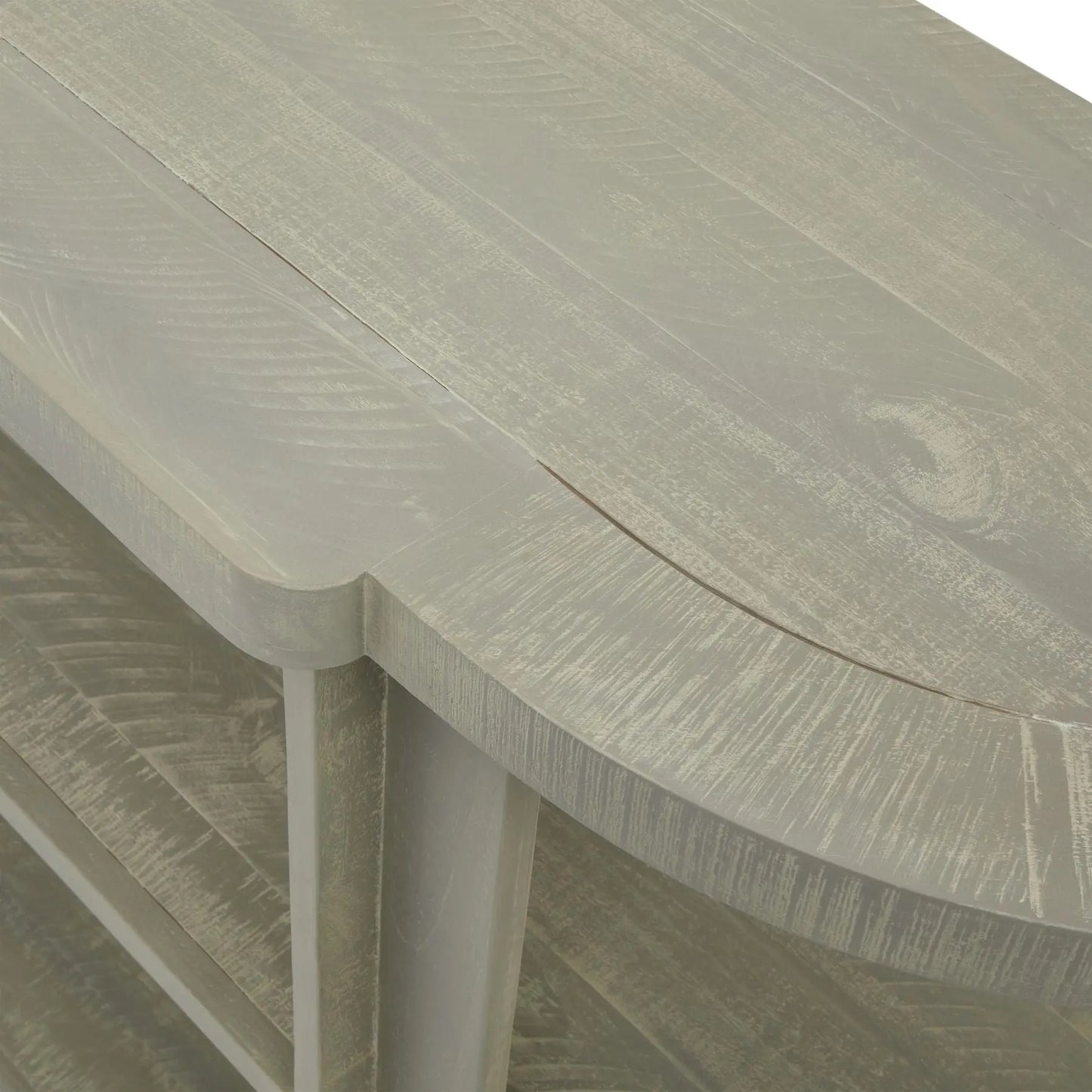 Saltaire Collection 2 Shelf Console Table Makur Interior