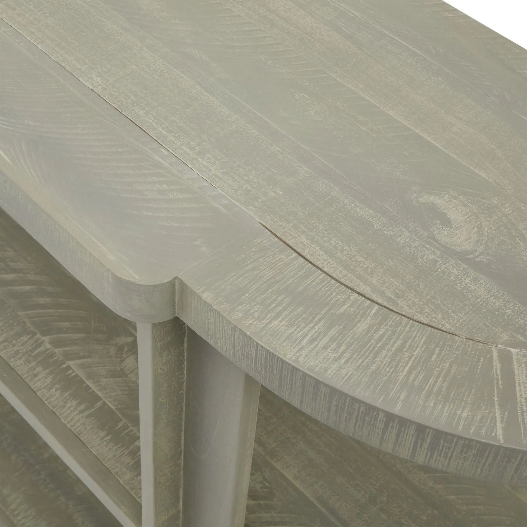 Saltaire Collection 2 Shelf Console Table Makur Interior