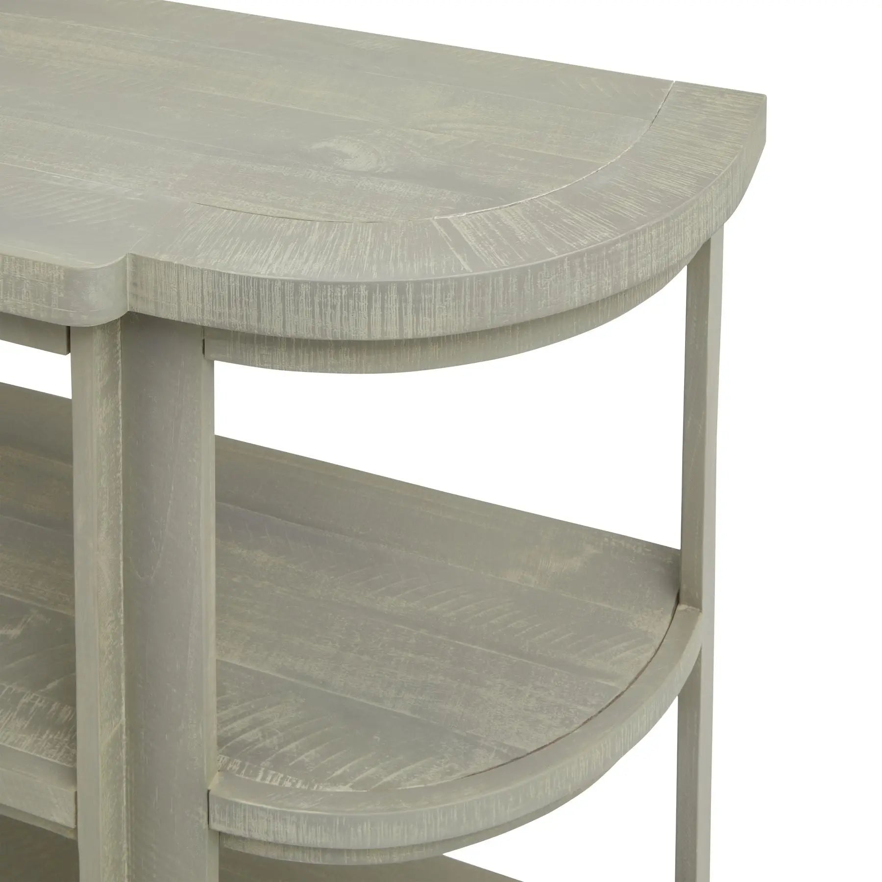 Saltaire Collection 2 Shelf Console Table Makur Interior