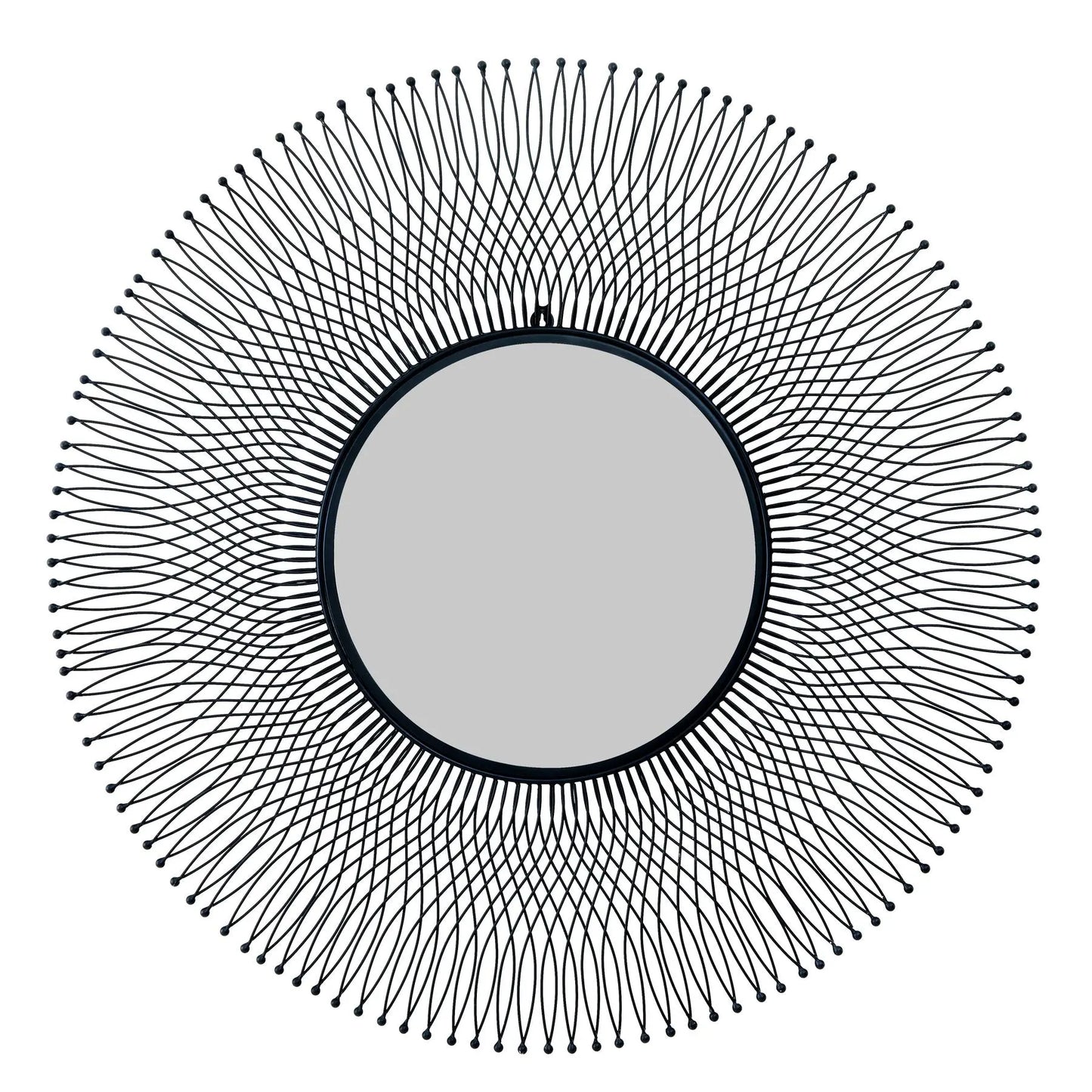 Rio Black Large Wire Mirror Makur Interior
