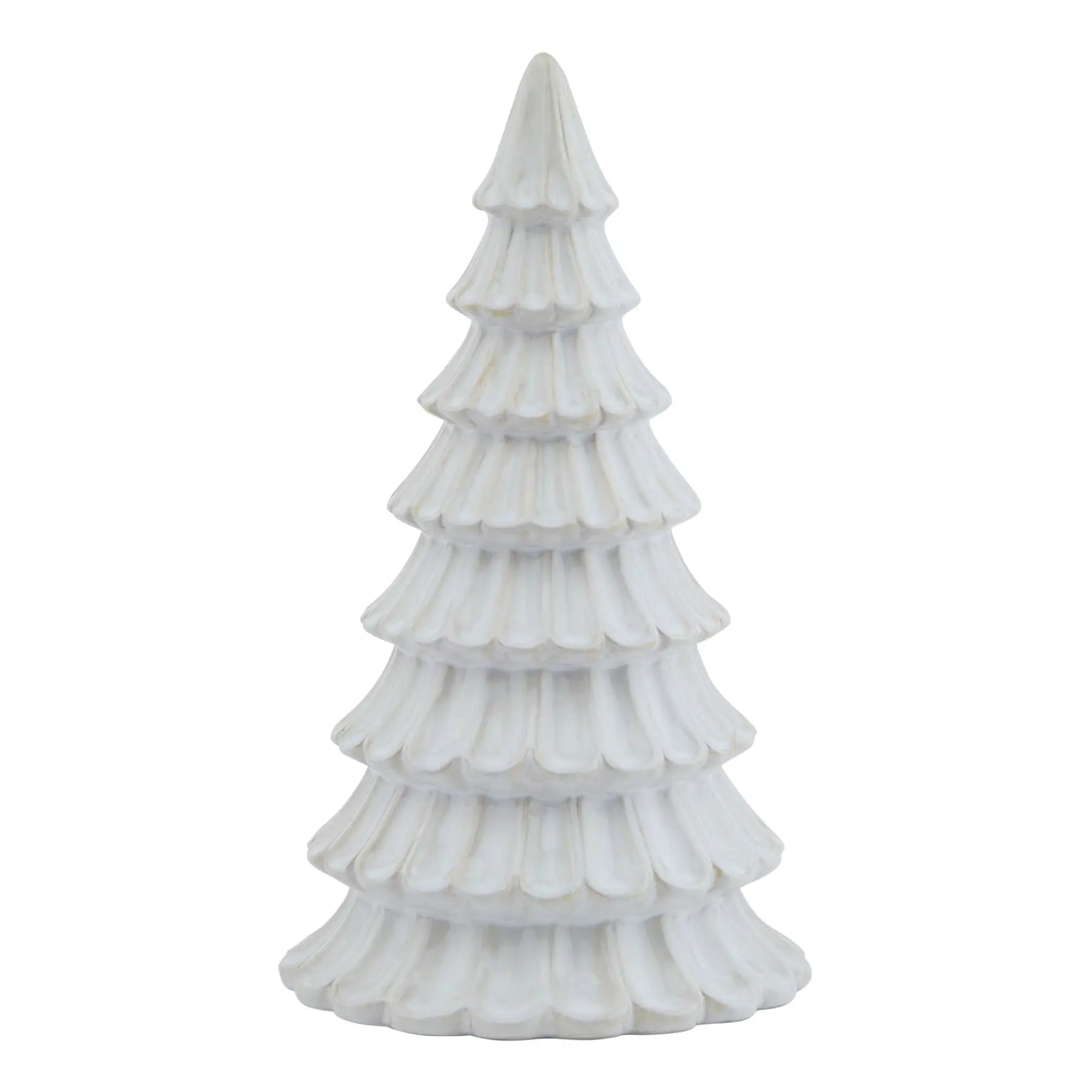 White Ceramic Fir Tree Makur Interior