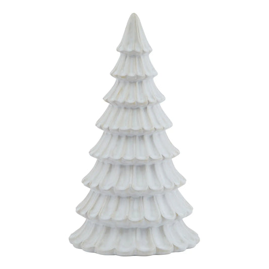 White Ceramic Fir Tree Makur Interior