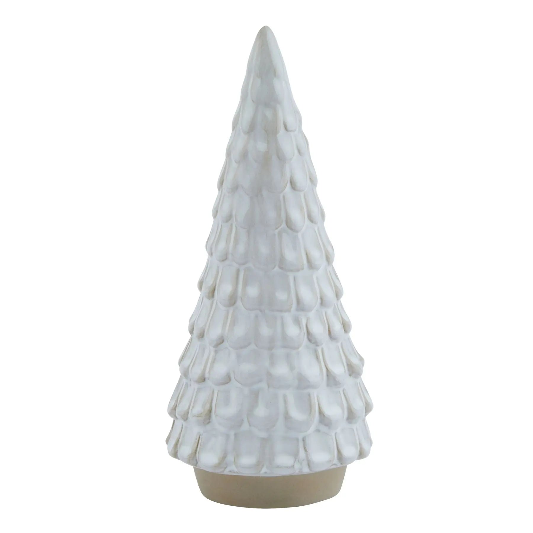 Snowy Ceramic Spruce Tree Makur Interior