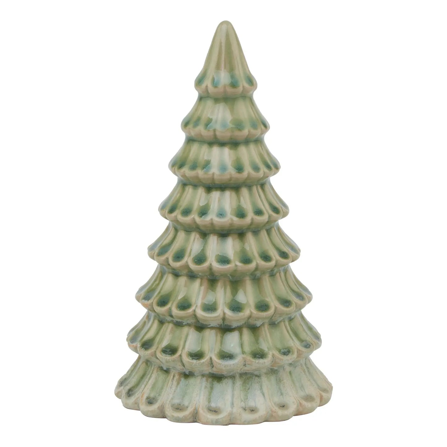 Light Green Ceramic Fir Tree Makur Interior