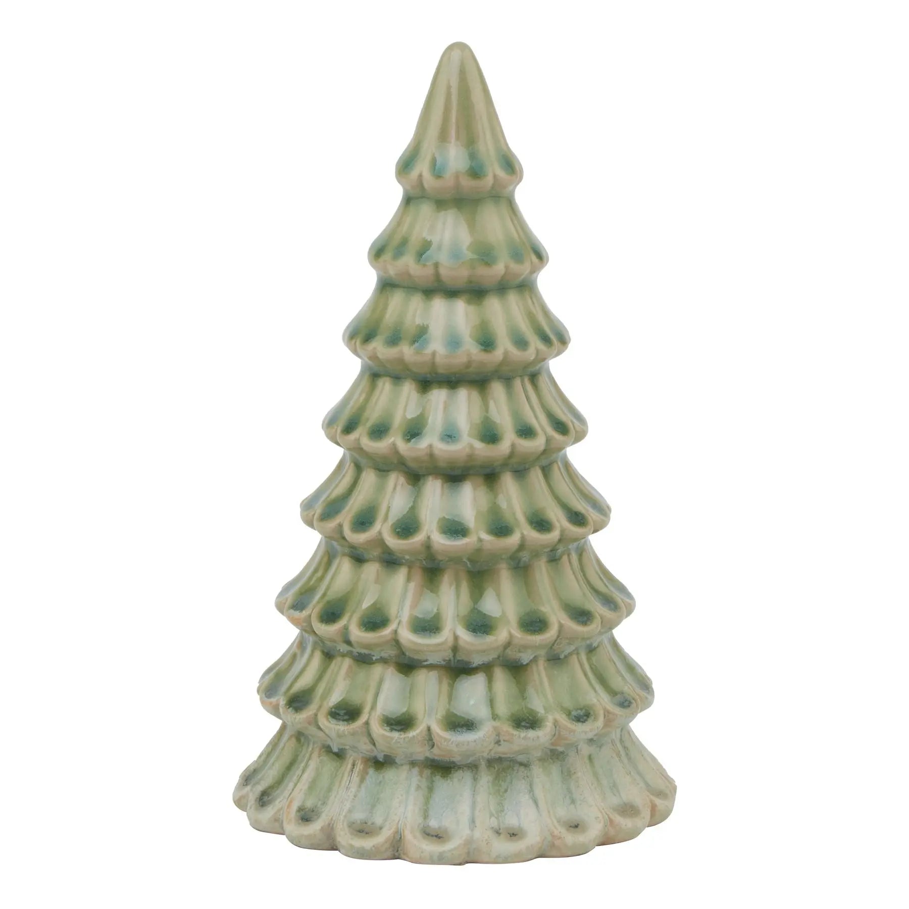 Light Green Ceramic Fir Tree Makur Interior