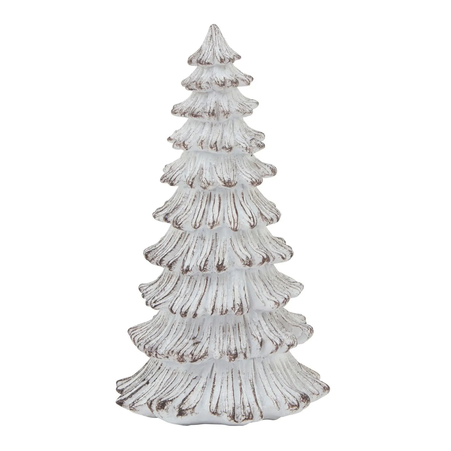 Small Snowy Fir Tree Sculpture Makur Interior