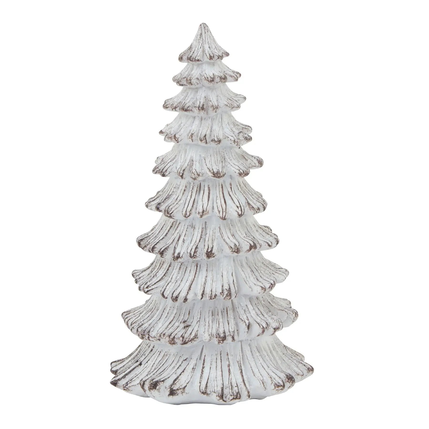 Small Snowy Fir Tree Sculpture Makur Interior