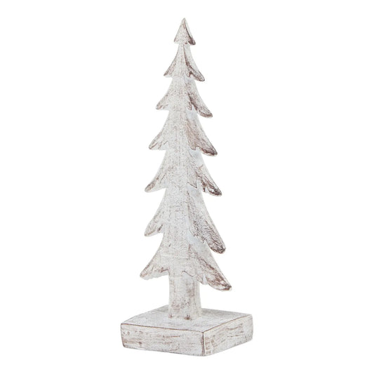 Small Snowy Forest Tree Sculpture Makur Interior