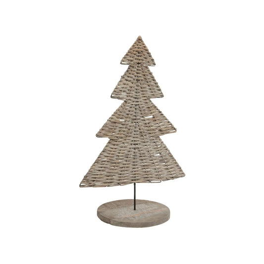The Noel Collection Wicker Tree Ornament Makur Interior