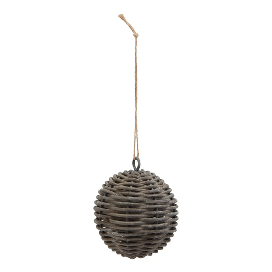 The Noel Collection Wicker Bauble Makur Interior