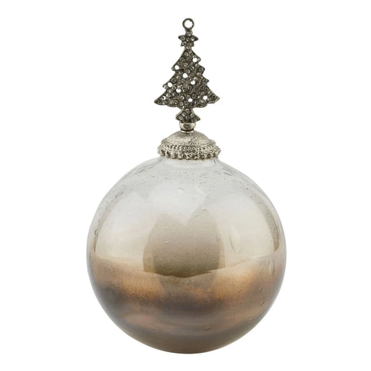 Coffee Ombre Collection Large Tree Bauble Makur Interior