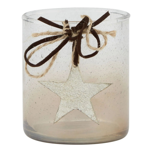 Coffee Ombre Collection Candle Holder Votive With Star Makur Interior
