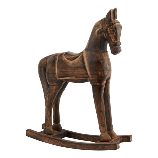 Natural Rocking Horse Makur Interior