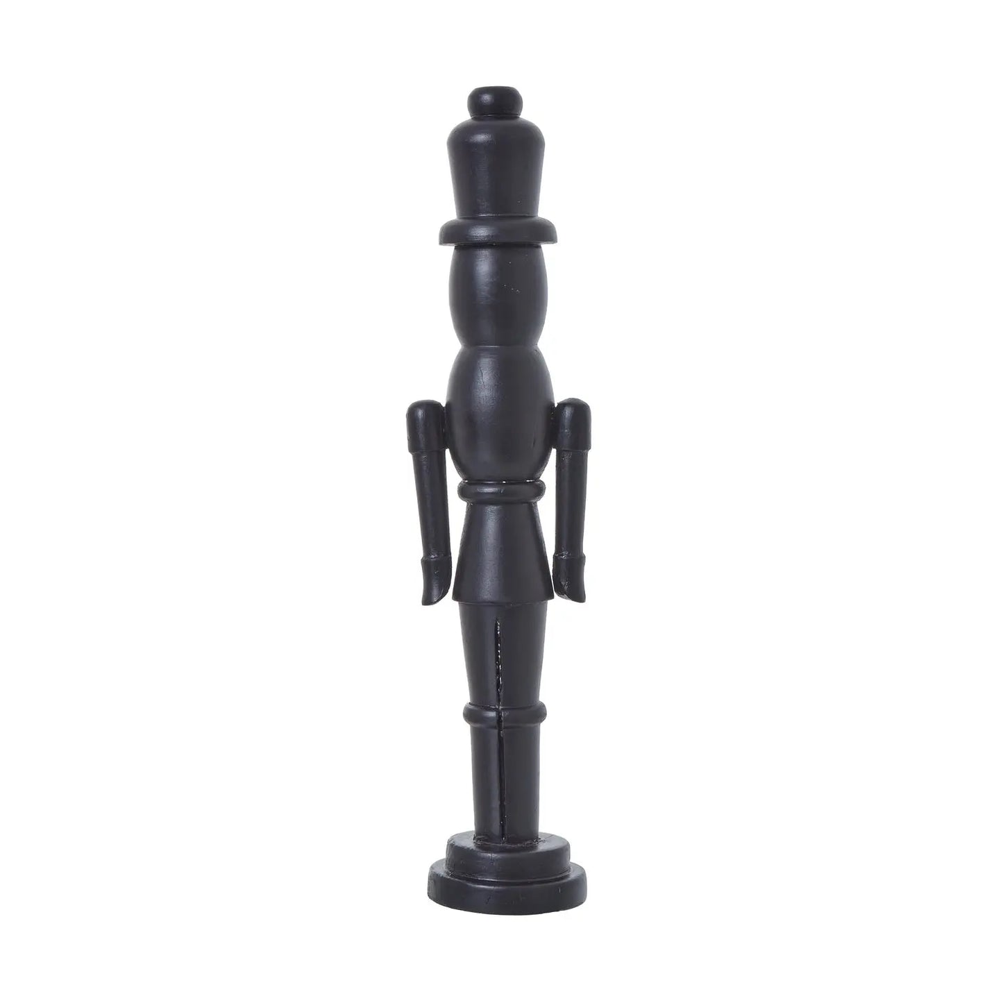 Minimalist Black Wooden Nutcracker Decoration Makur Interior