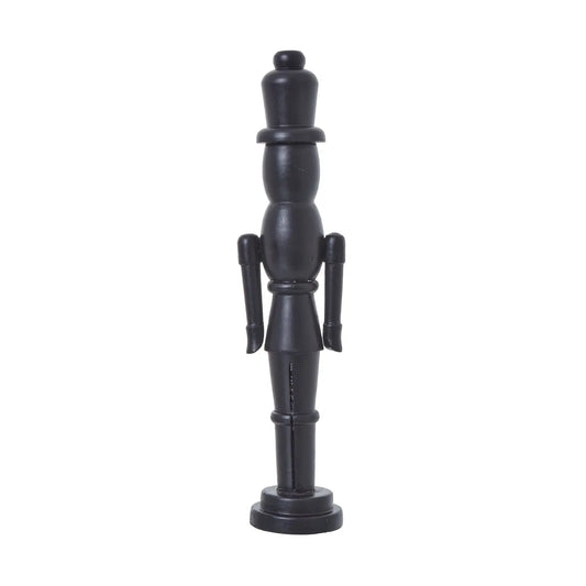 Minimalist Black Wooden Nutcracker Decoration Makur Interior
