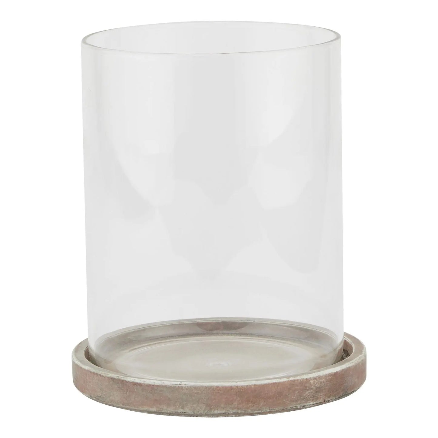 Siena Brown Large Hurricane Lantern Makur Interior