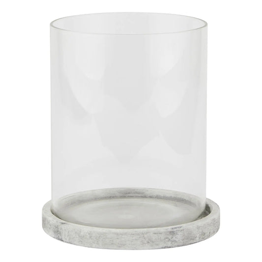 Athena Stone Large Hurricane Lantern Makur Interior