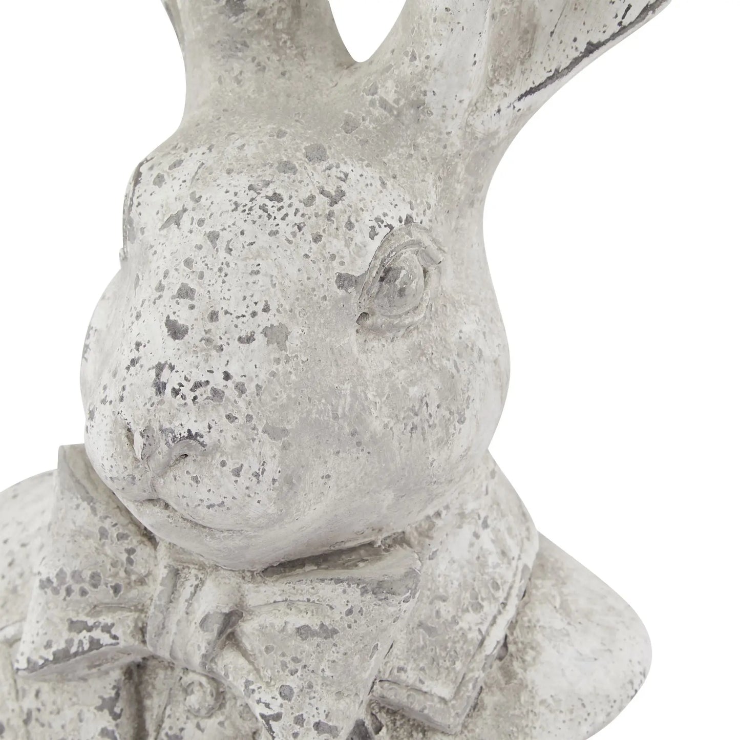 Stone Effect Tuxedo Hare Ornament Makur Interior