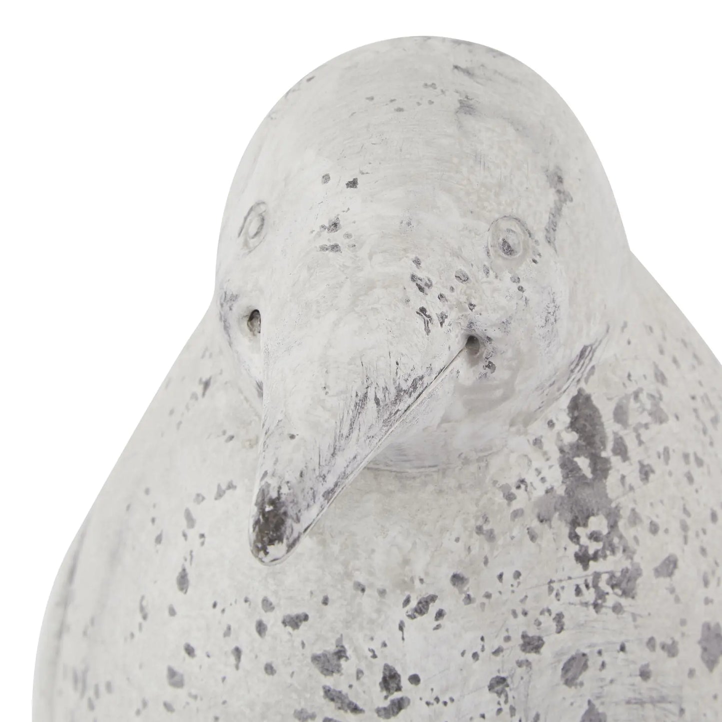 Medium Grey Stone Effect Penguin Statue Makur Interior