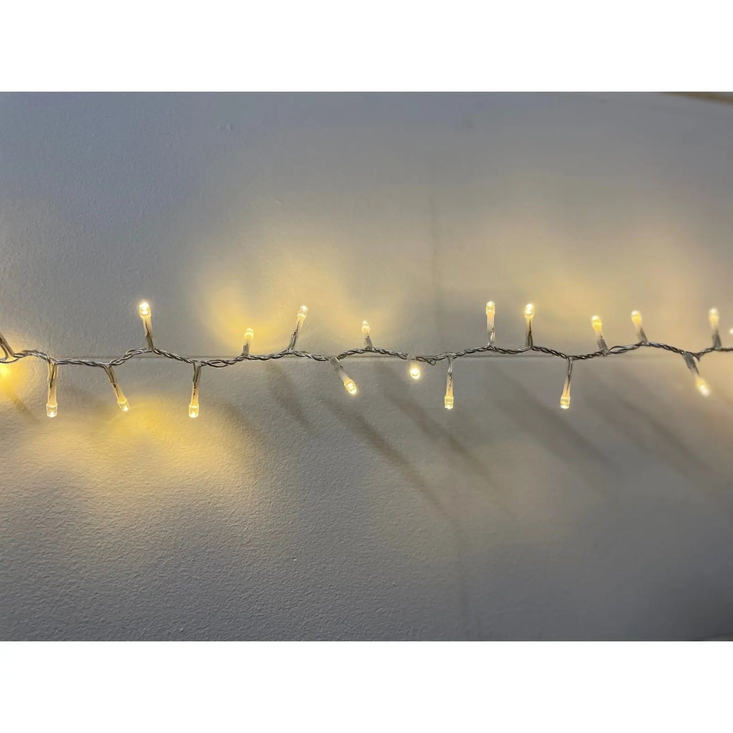 13.6m/44ft 6in Plug In LED Warm White Christmas String Light Makur Interior
