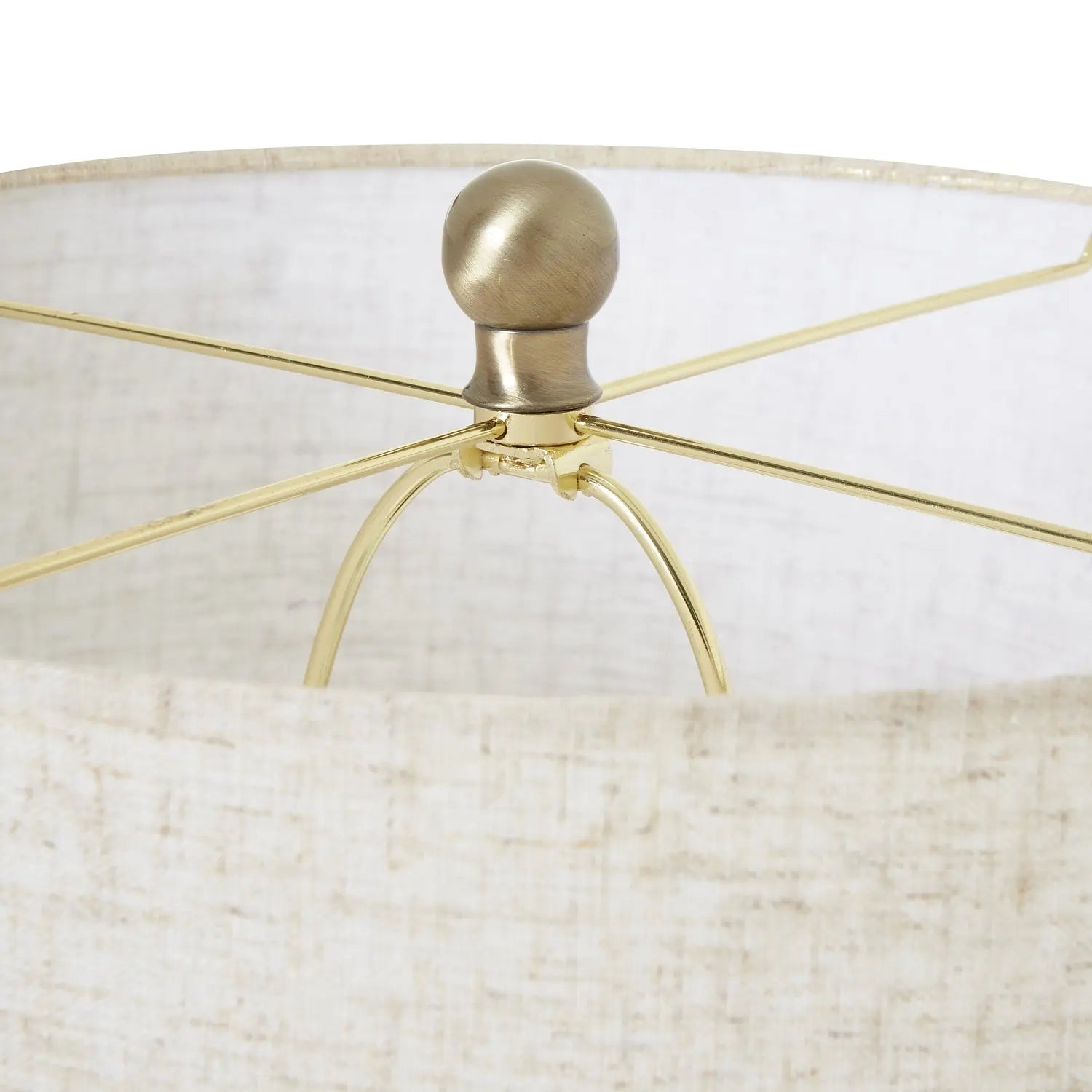 White Wash Wicker Globe Table Lamp With Linen Shade Makur Interior