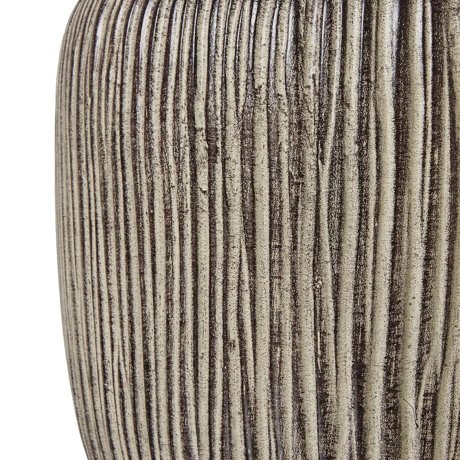 Ochre Carved Textured Table Lamp With Linen Shade Makur Interior