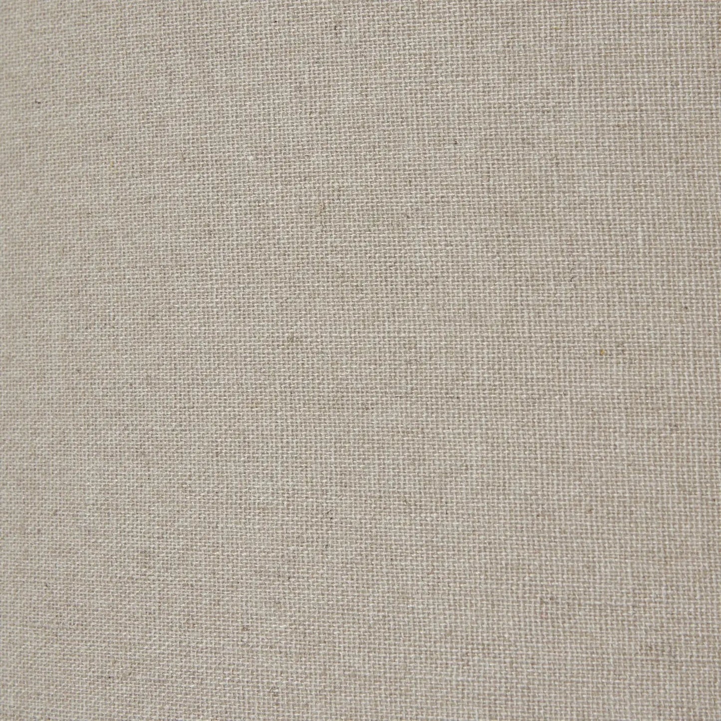 Squat White Beaded Ceramic Lamp With Linen Shade