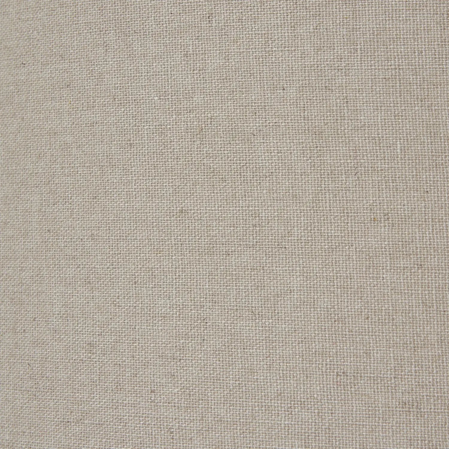 Squat White Beaded Ceramic Lamp With Linen Shade