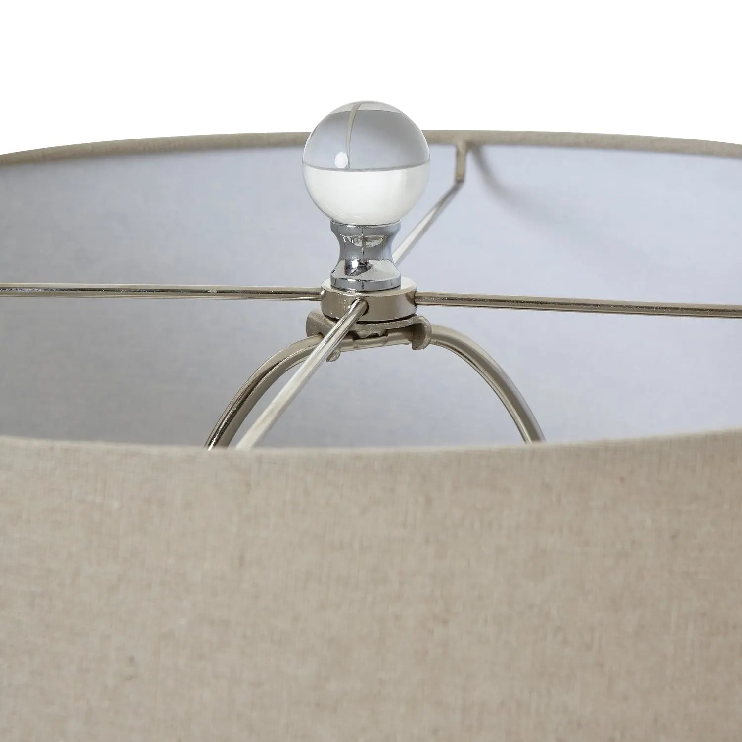 Grey Shadows Table Lamp With Linen Shade Makur Interior