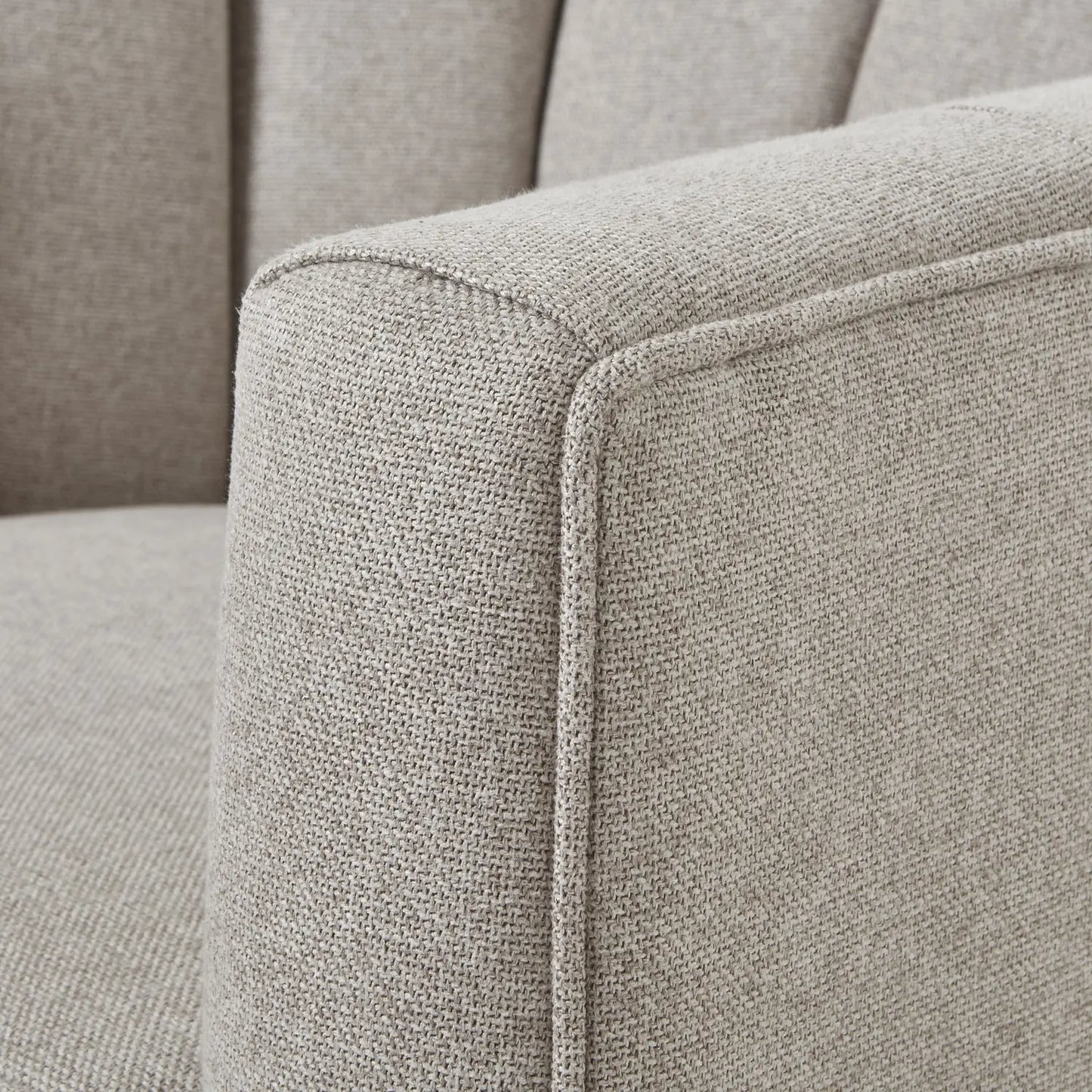 Lily Swivel Chair In Oatmeal Twill Makur Interior