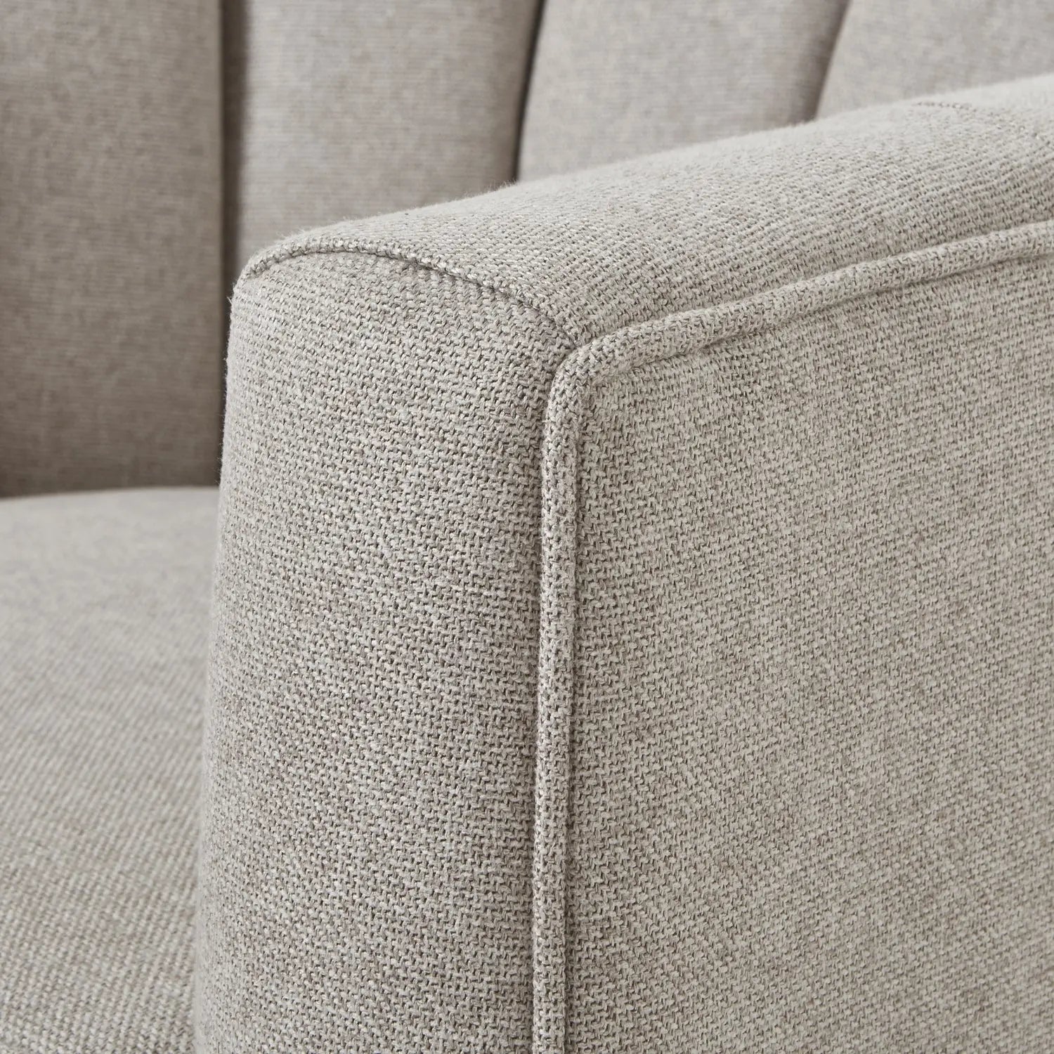 Lily Swivel Chair In Oatmeal Twill Makur Interior