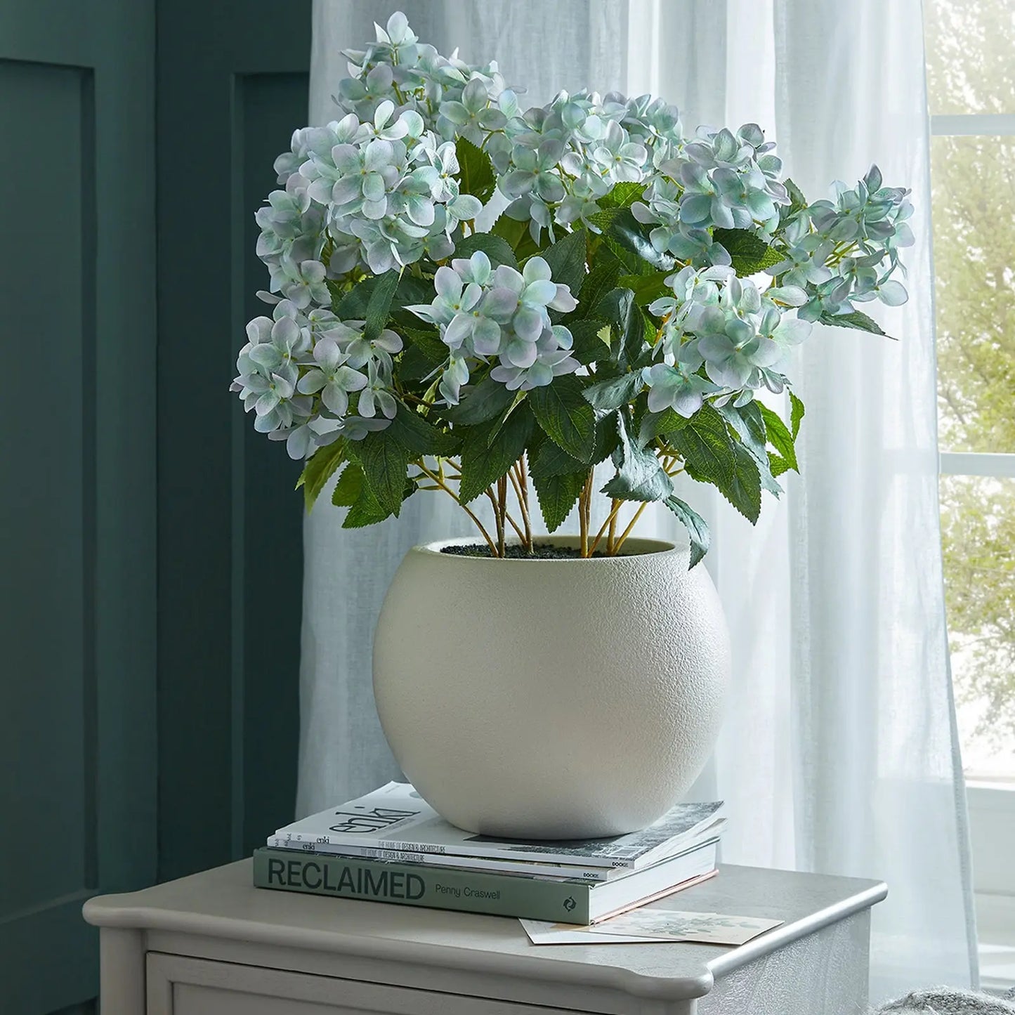 Green Hellebore Plant In Taupe Pot Makur Interior