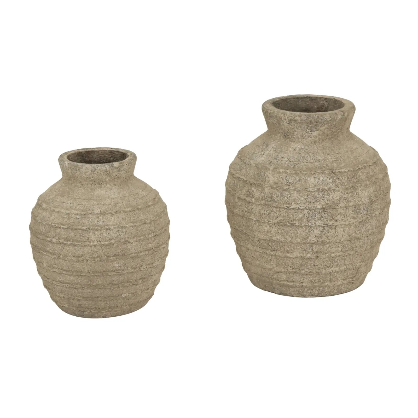 Large Tuscan Grey Vase Makur Interior