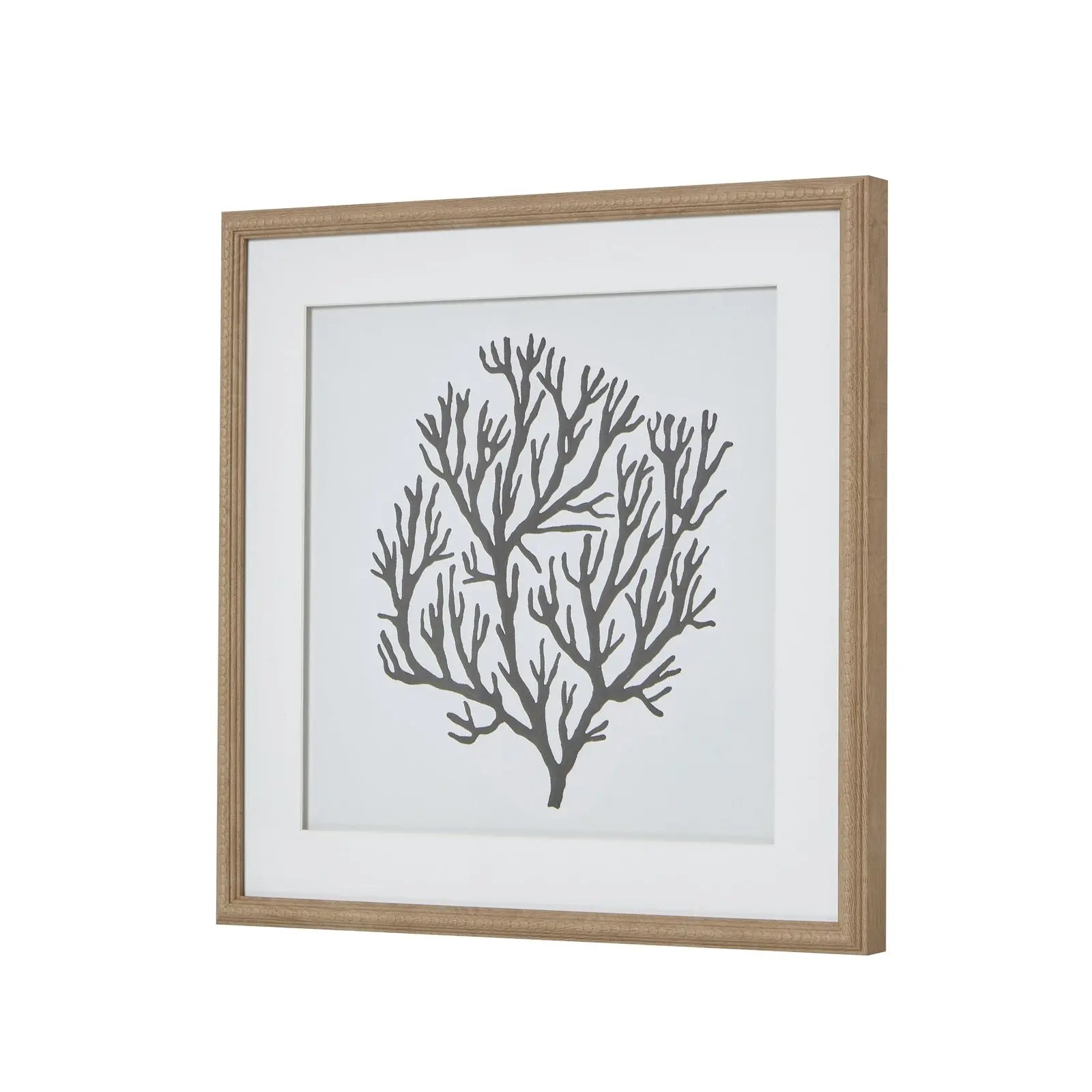 Atol Coral Art Mounted In Beaded Frame Makur Interior