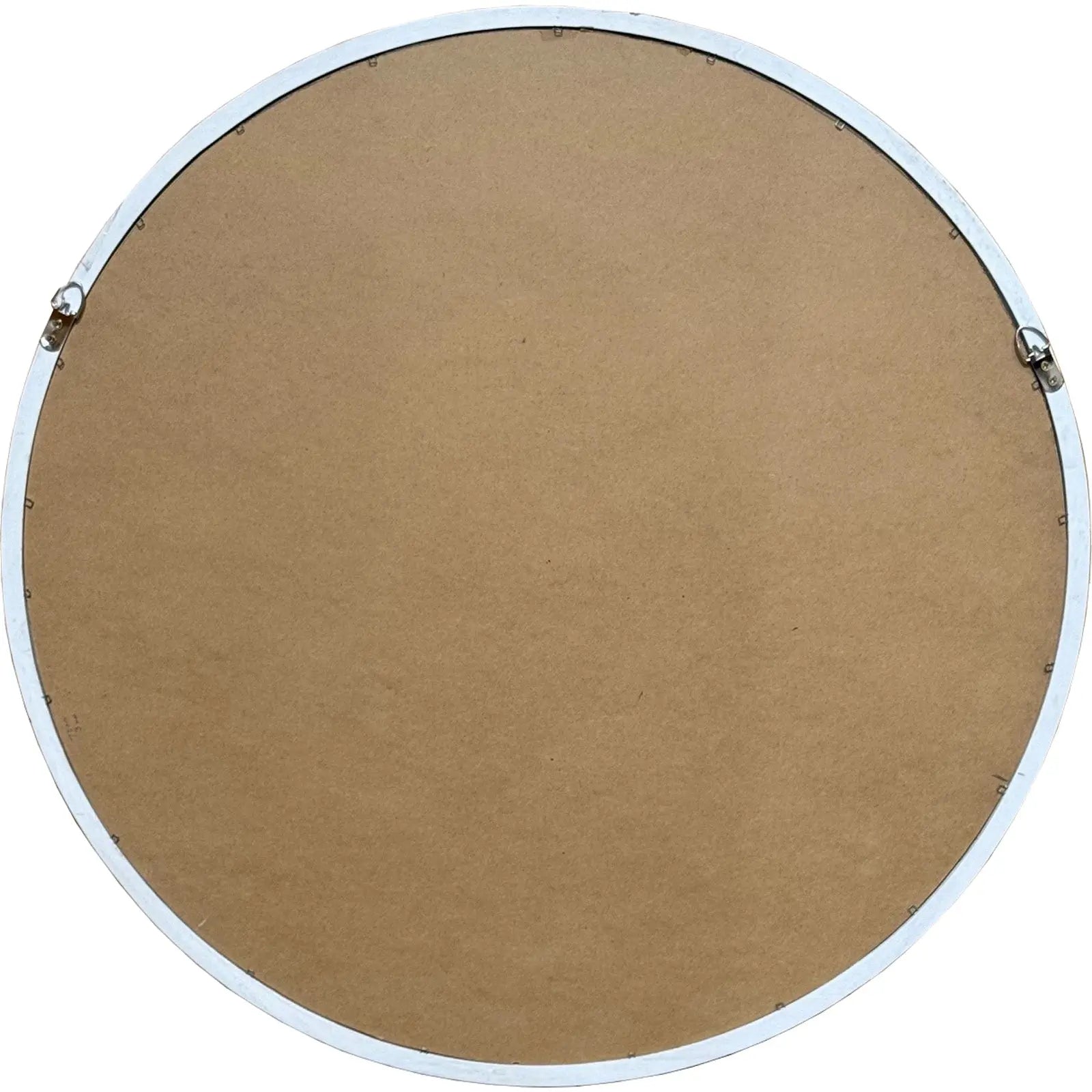 Washed Wood Framed Beaded Mirror