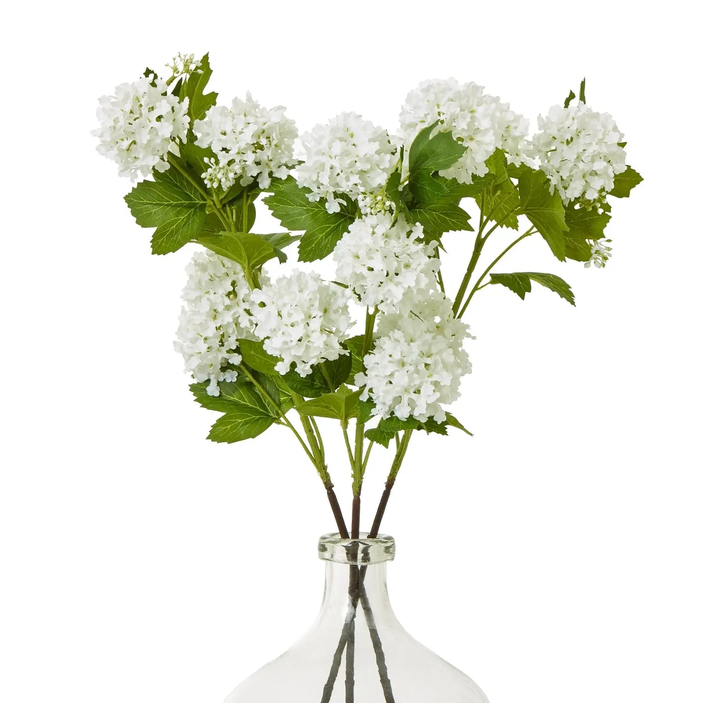 Cream Snowball Viburnum Spray Makur Interior