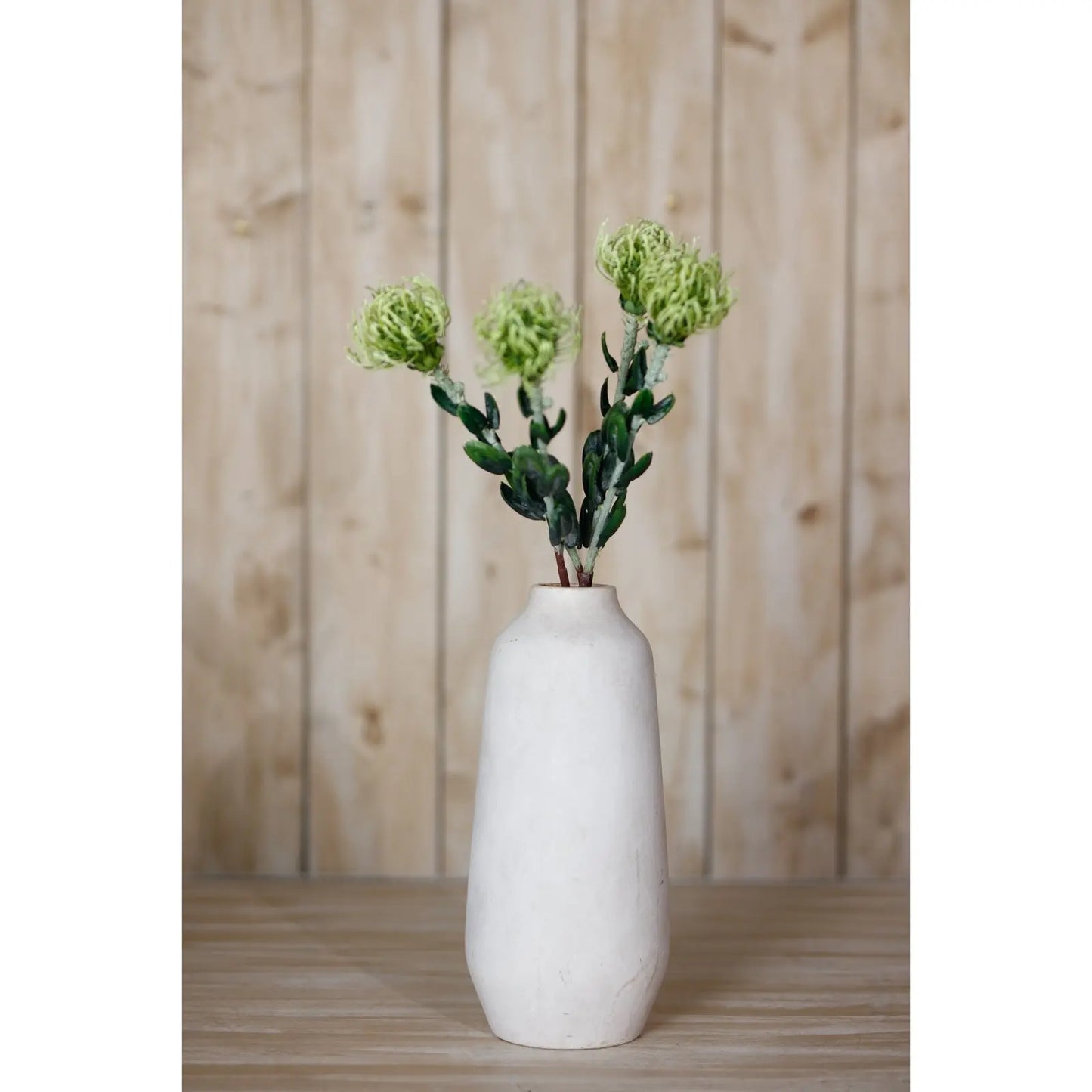 Green Pincushion Protea Spray Makur Interior