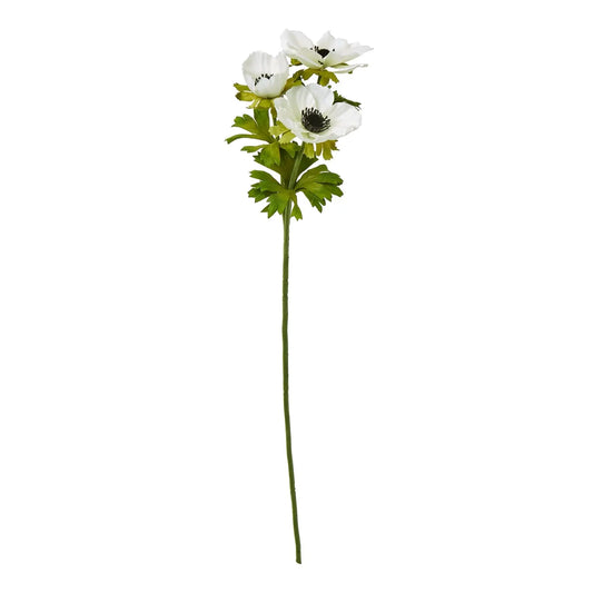 White Anemone Spray Makur Interior