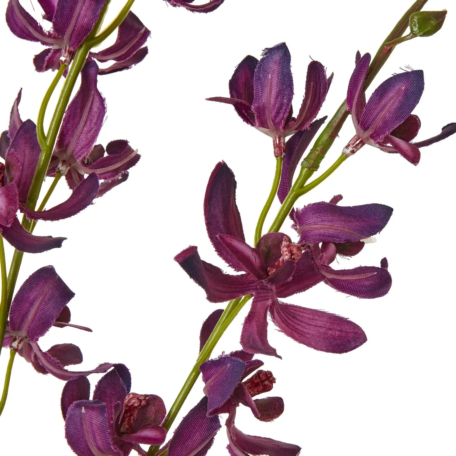 Purple Cymbidium Spray Makur Interior