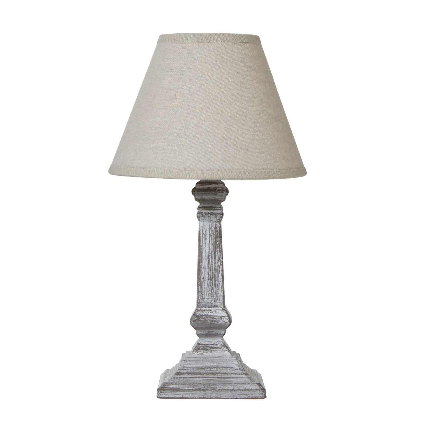 Capsa Column Table Lamp With Linen Shade Makur Interior