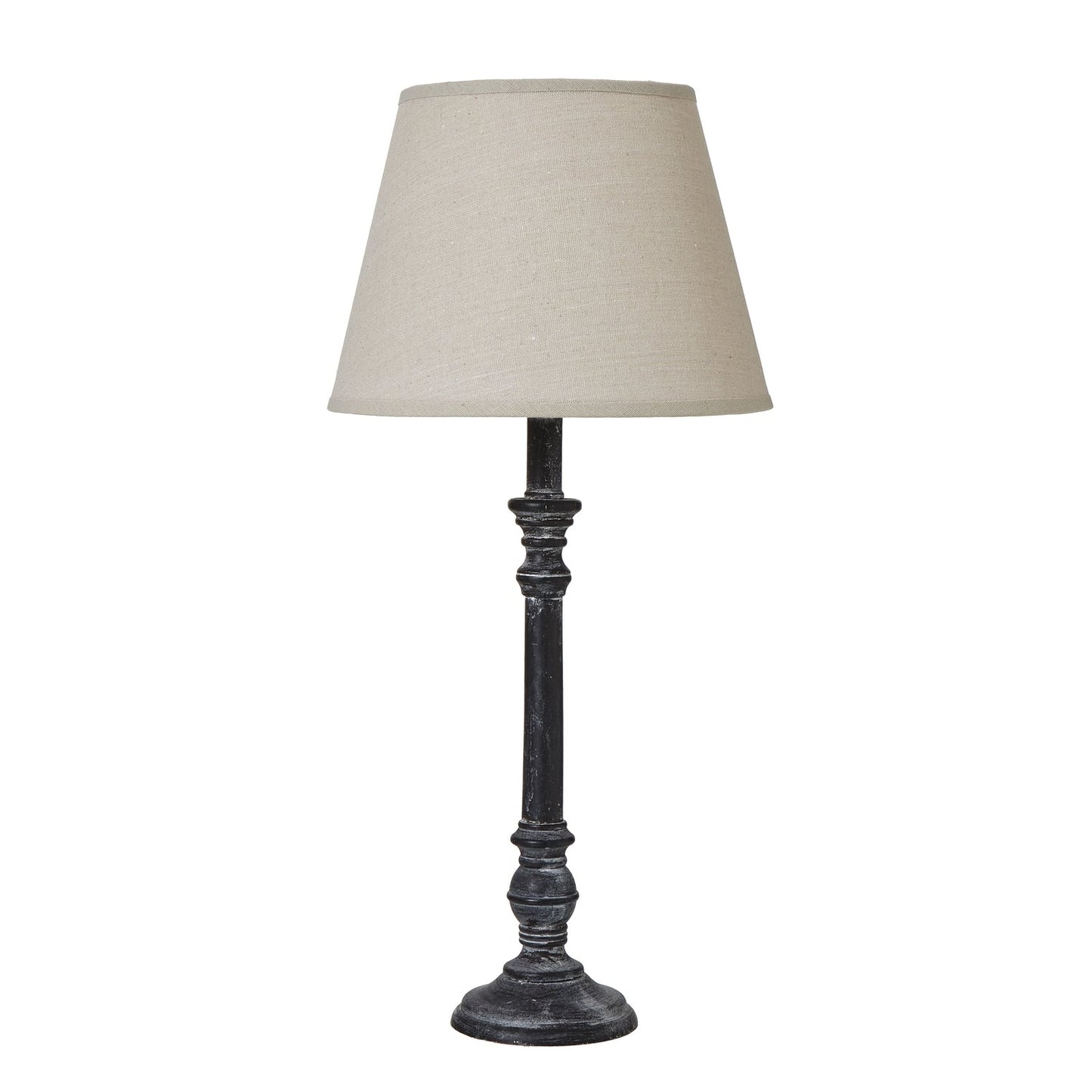 Isca Stem Table Lamp With Linen Shade Makur Interior
