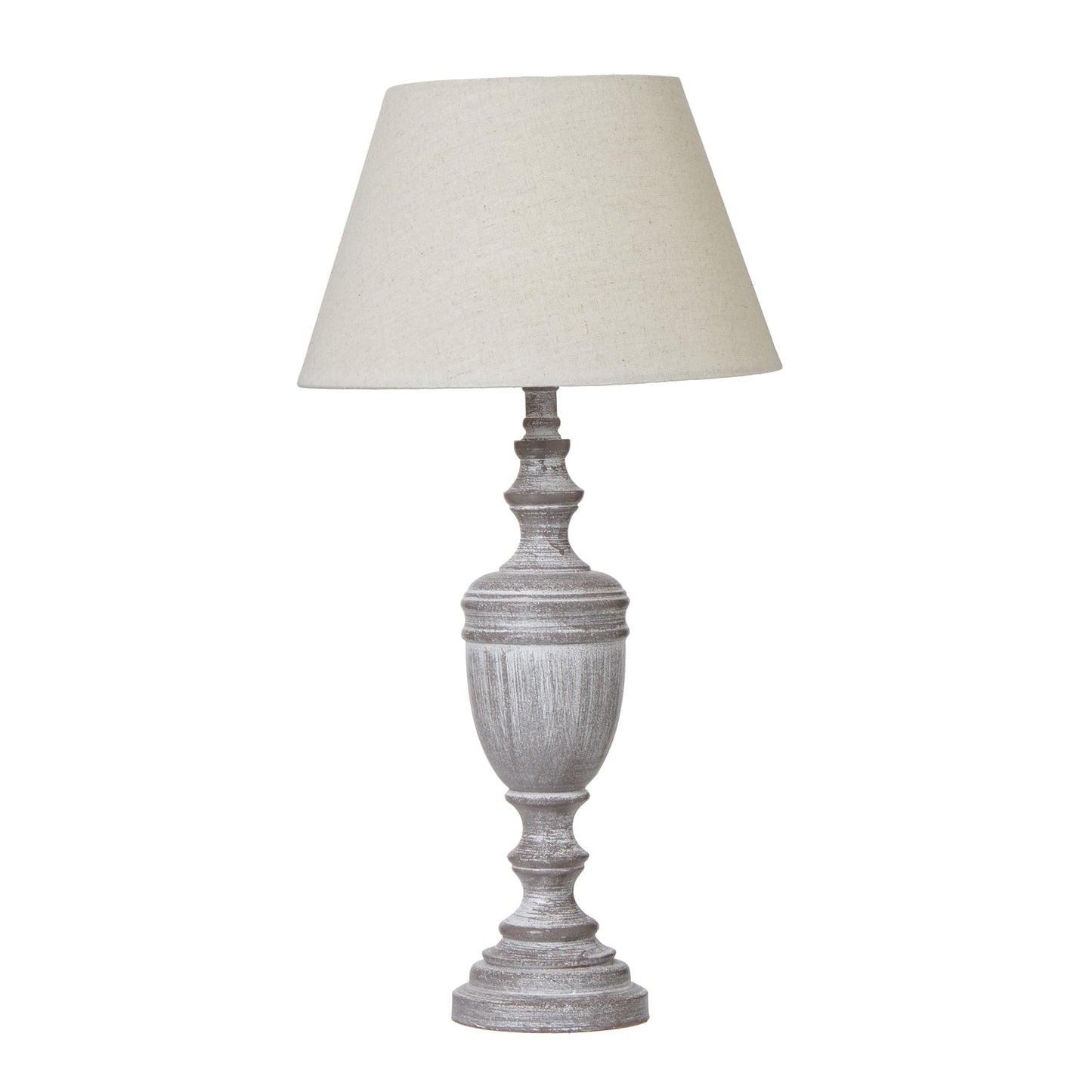 Nola Urn Table Lamp With Linen Shade Makur Interior
