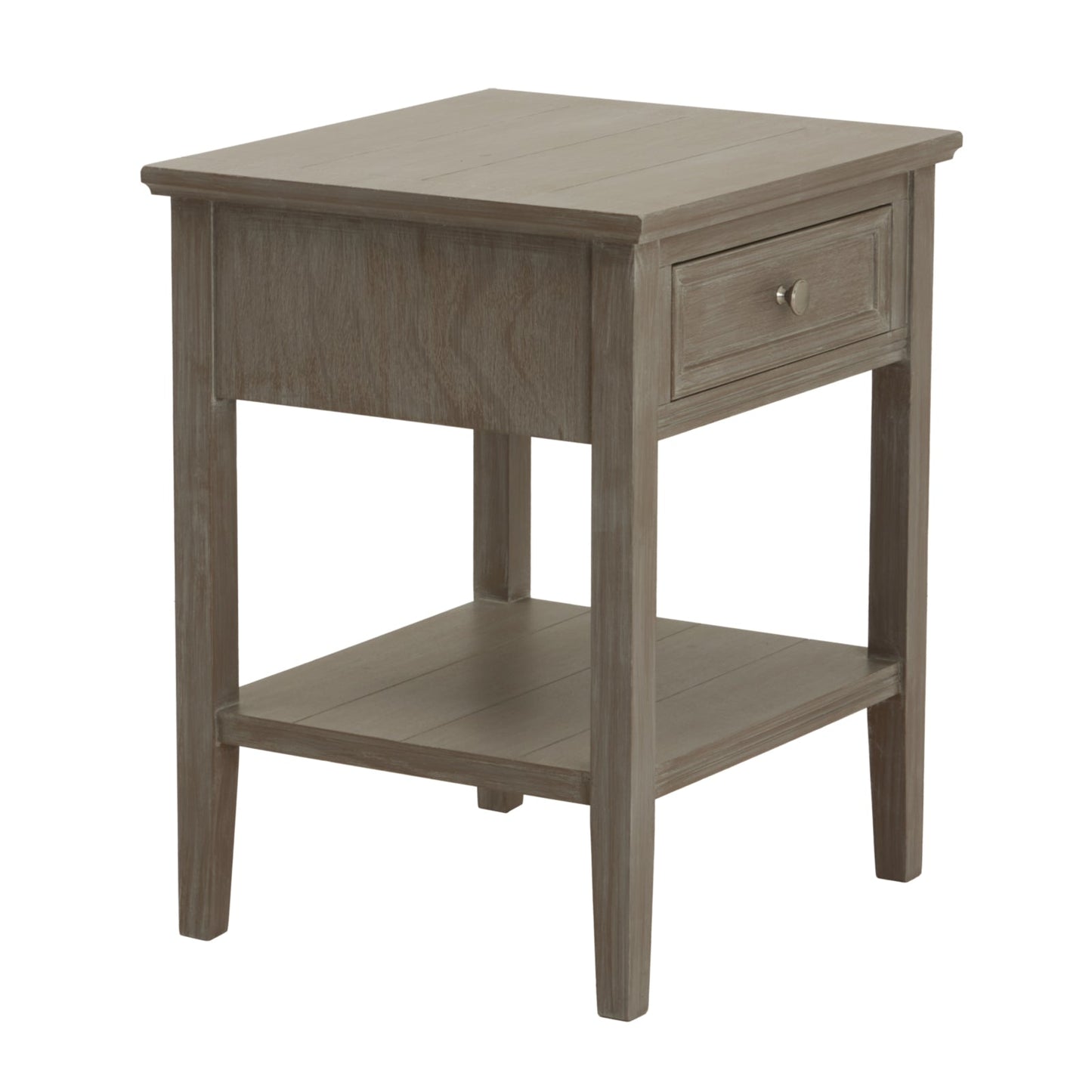 The Serene Collection One Drawer Side Table Makur Interior