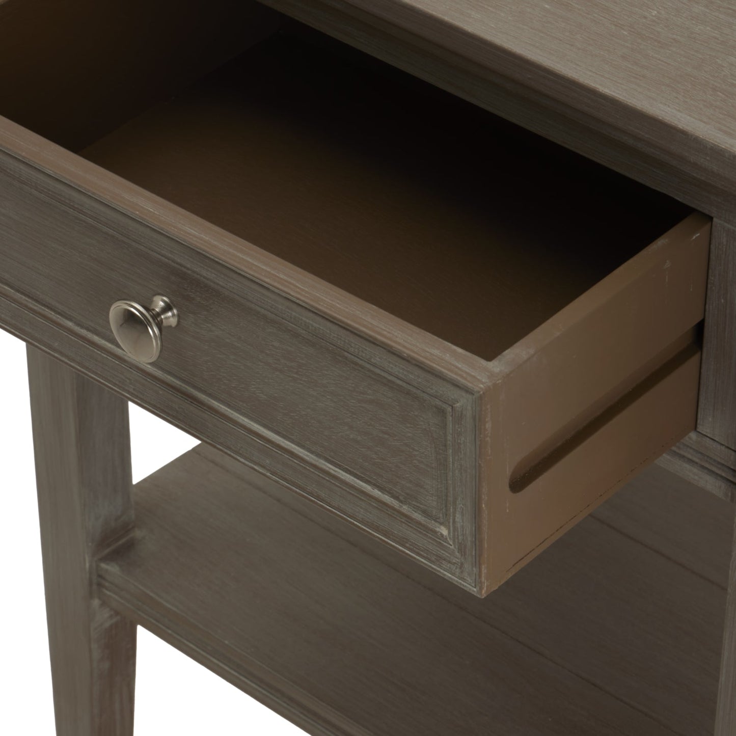 The Serene Collection One Drawer Side Table Makur Interior