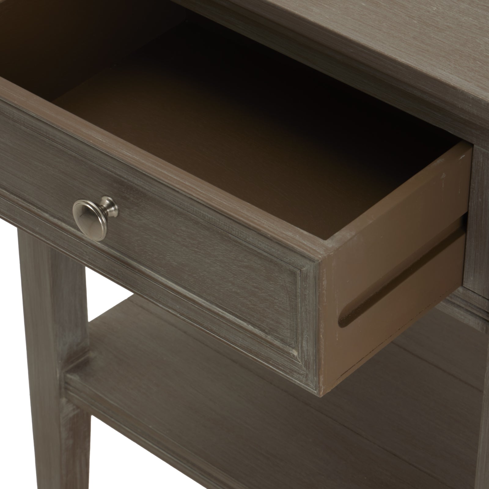 The Serene Collection One Drawer Side Table Makur Interior
