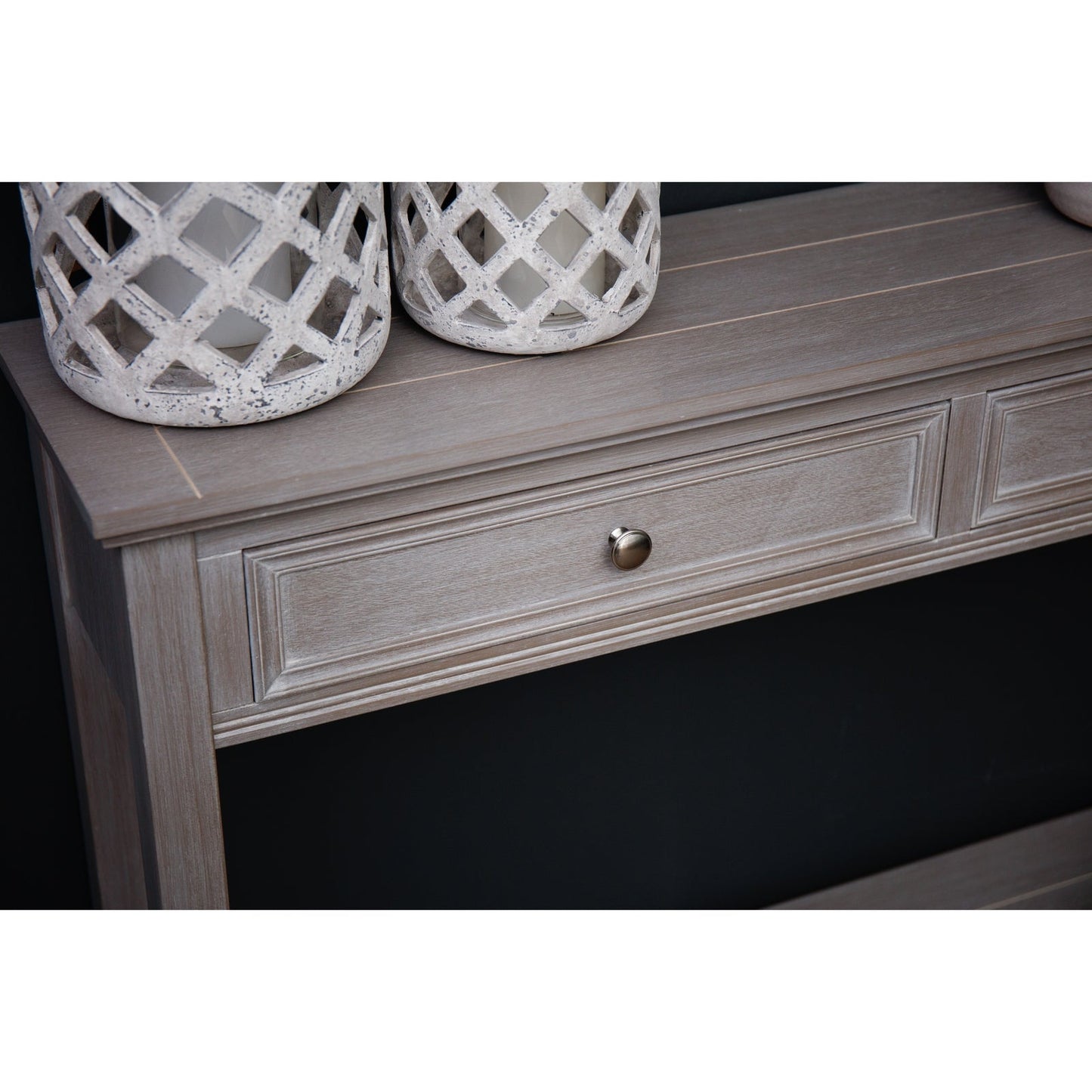 The Serene Collection Two Drawer Console Table Makur Interior