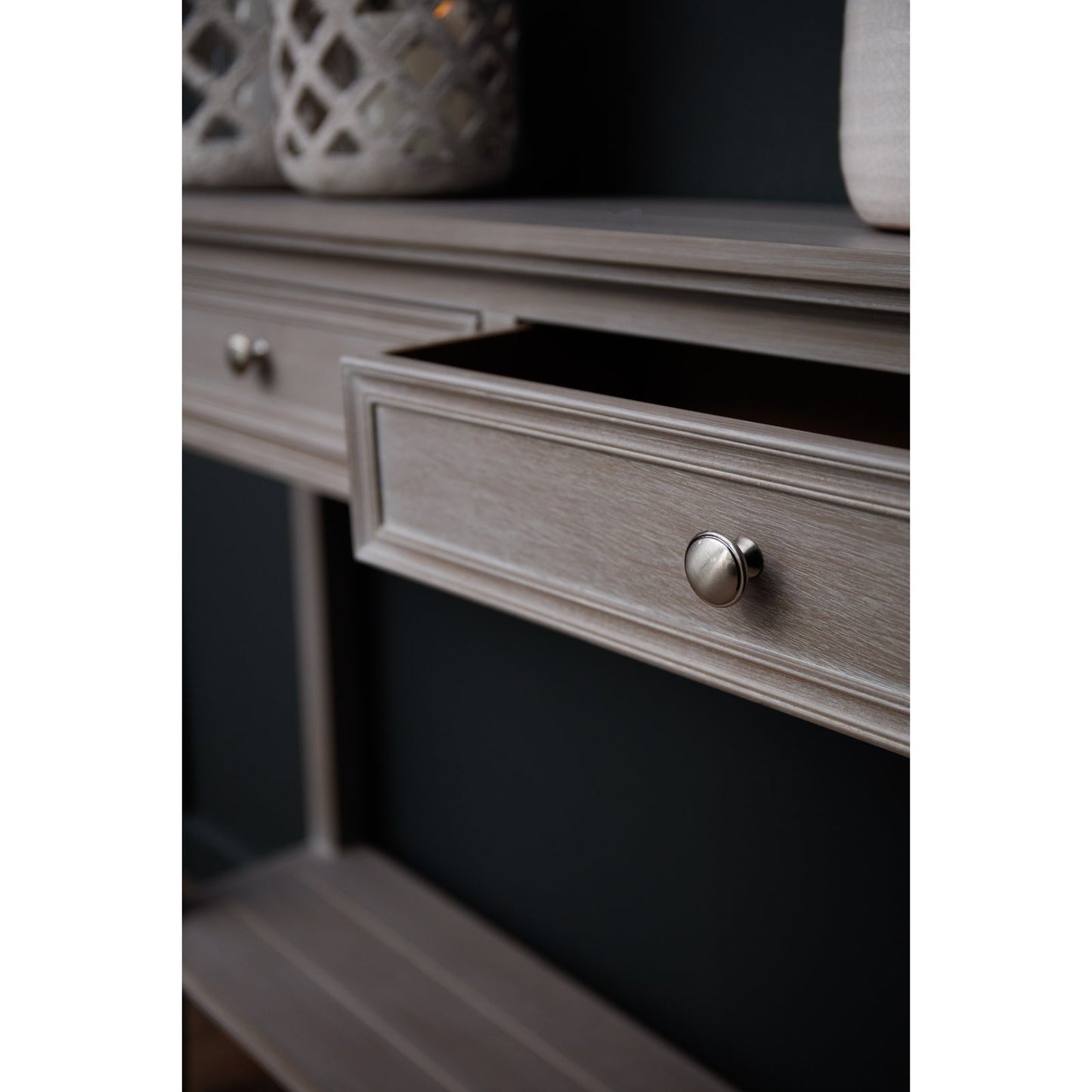 The Serene Collection Four Drawer Console Table Makur Interior
