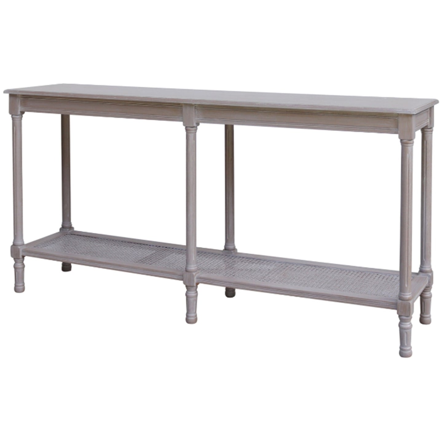 The Serene Rattan Collection Large Console Table Makur Interior